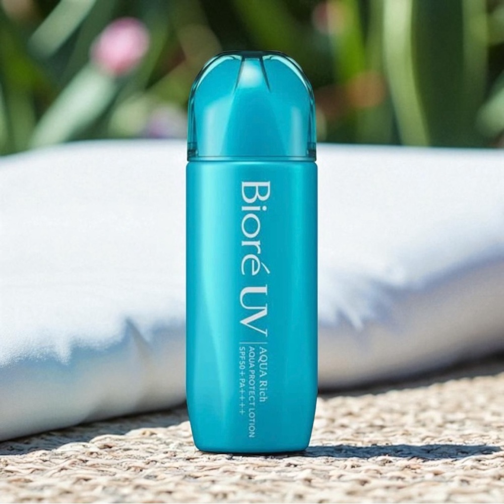 Biore UV Aqua Protect Lotion Light Waterproof Sunscreen SPF50+ 70ml Sealed